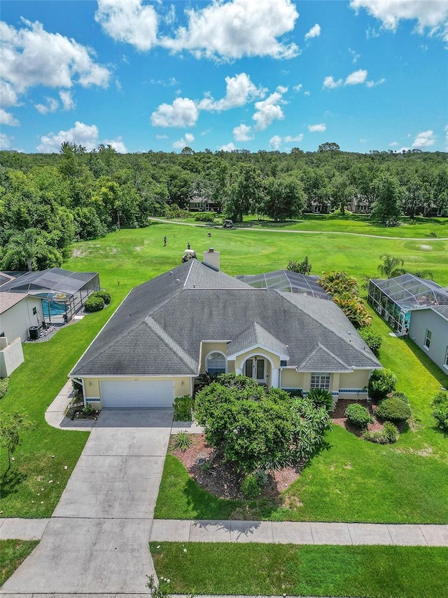 5210 Camberlea Ave, Zephyrhills, FL 33541 - view from above of property