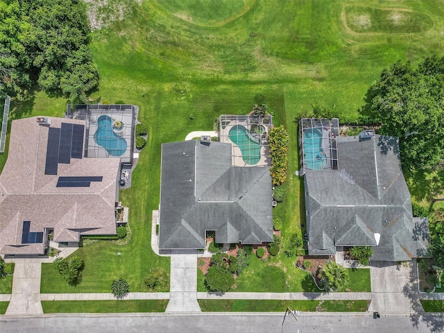 5210 Camberlea Ave, Zephyrhills, FL 33541 - drone / aerial view of a pool
