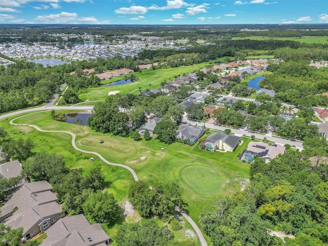5210 Camberlea Ave, Zephyrhills, FL 33541 - aerial view of property and surrounding area with nearby suburban area, a nearby body of water, and a golf club