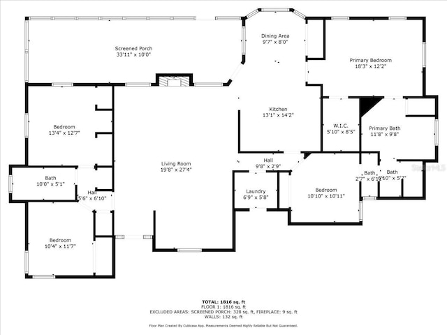 3520 NW 46th Ter, Gainesville, FL 32606 - view of property floor plan