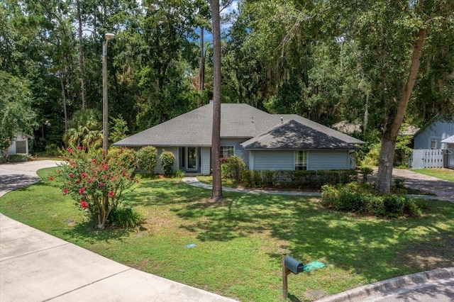 3520 NW 46th Ter, Gainesville, FL 32606 - ranch-style home with a front yard