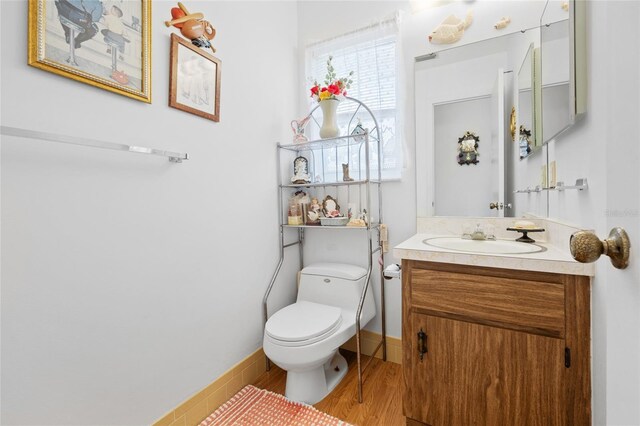 6 Emerald Crse, Ocala, FL 34472 - bathroom with vanity and wood finished floors