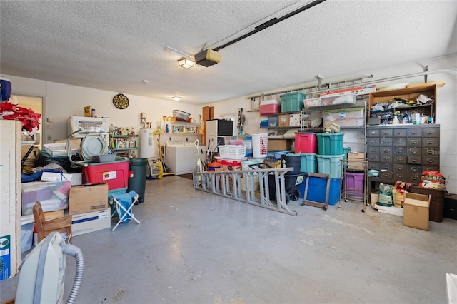 6 Emerald Crse, Ocala, FL 34472 - garage with water heater and a garage door opener
