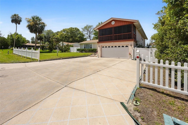 6 Emerald Crse, Ocala, FL 34472 - view of front facade featuring a garage and concrete driveway