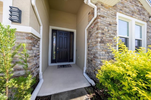 5833 SW 85th Pl, Ocala, FL 34476 - entrance to property with stone siding and stucco siding