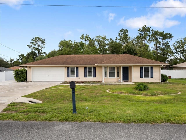 17 Pecan Run Hbr, Ocala, FL 34472 - ranch-style home featuring concrete driveway and an attached garage