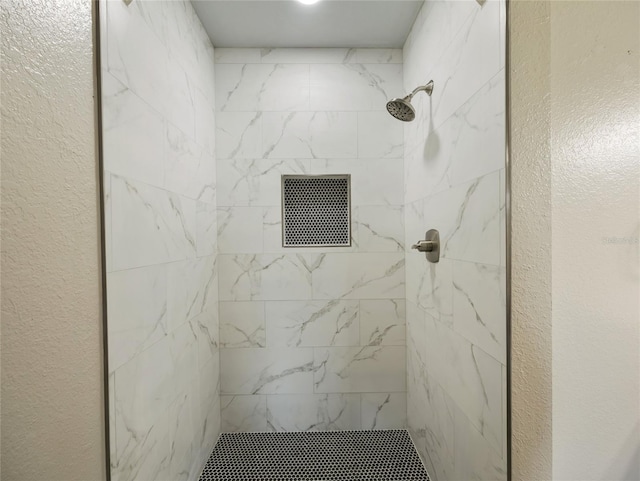 17 Pecan Run Hbr, Ocala, FL 34472 - full bath with tiled shower and a textured wall