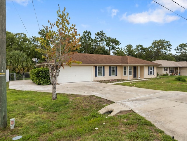 17 Pecan Run Hbr, Ocala, FL 34472 - ranch-style home with a garage and driveway