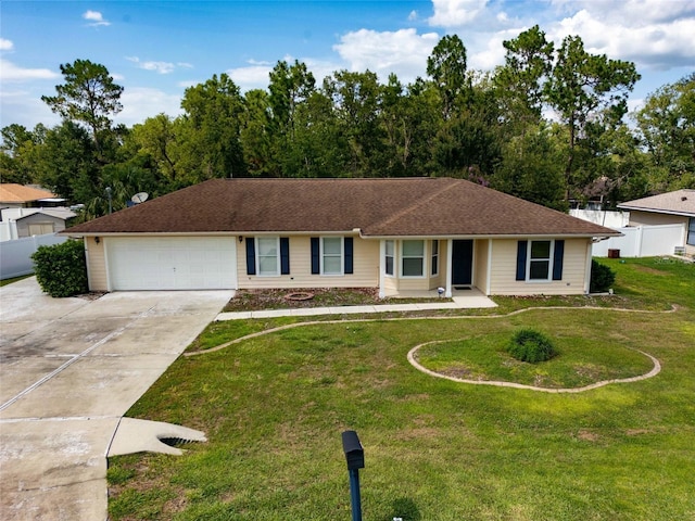 17 Pecan Run Hbr, Ocala, FL 34472 - single story home featuring concrete driveway and a garage