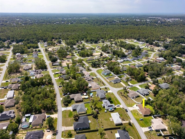 17 Pecan Run Hbr, Ocala, FL 34472 - aerial view of property's location with a forest and nearby suburban area