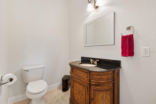 5233 Fountain Walk, Lady Lake, FL 32159 - half bathroom with vanity and tile patterned floors