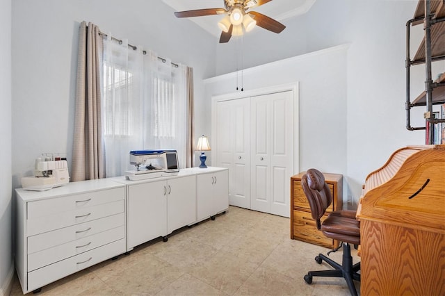 5233 Fountain Walk, Lady Lake, FL 32159 - office space featuring ceiling fan