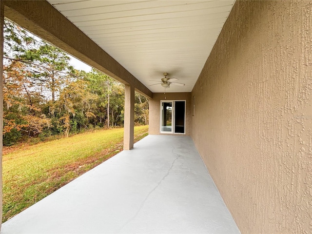 6431 SW 145th Lane Rd, Ocala, FL 34473 - view of patio / terrace with a ceiling fan