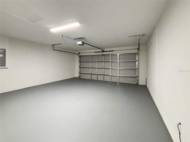 6431 SW 145th Lane Rd, Ocala, FL 34473 - garage with a garage door opener and electric panel