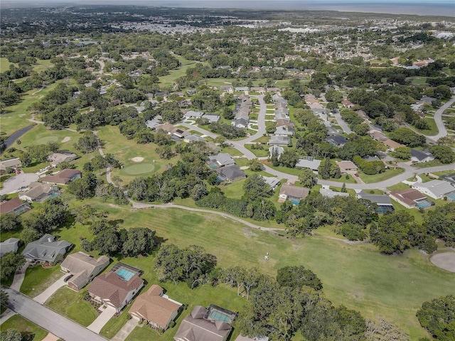 13006 Pebble Beach Cir, Hudson, FL 34667 - aerial overview of property's location featuring a golf club and nearby suburban area