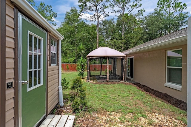 3224 E Davis Ln Unit 29, Inverness, FL 34453 - view of yard with a gazebo and view of scattered trees