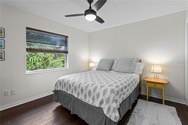 1882 E Monopoly Loop, Inverness, FL 34453 - bedroom featuring wood finished floors and ceiling fan