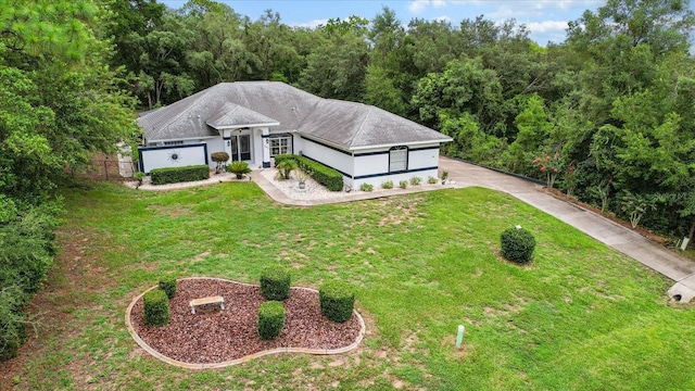 1882 E Monopoly Loop, Inverness, FL 34453 - view from above of property with a heavily wooded area