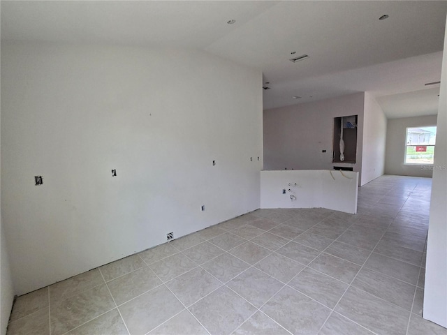 455 W Rexford Dr, Beverly Hills, FL 34465 - unfurnished room featuring light tile patterned flooring and vaulted ceiling