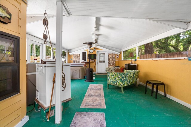 11 62nd St, Yankeetown, FL 34498 - view of patio / terrace featuring ceiling fan
