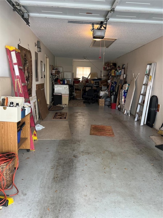 8552 SW 92nd Ln Unit C, Ocala, FL 34481 - garage with a garage door opener and electric panel