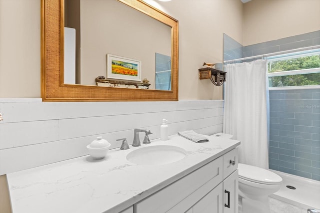 5328 Riverside Dr, Yankeetown, FL 34498 - full bath featuring vanity and tiled shower