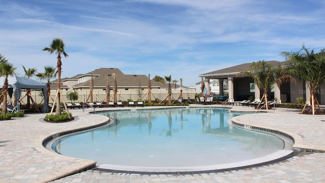 4253 SW 54th Street Rd, Ocala, FL 34474 - community pool featuring a patio area and a gazebo