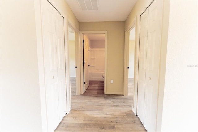 21 Locust Loop Radl, Ocala, FL 34472 - hall featuring light wood finished floors