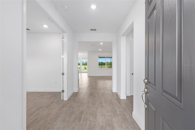10880 SW 101st Loop, Ocala, FL 34481 - entrance foyer with light wood-style flooring and recessed lighting