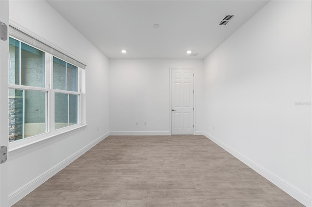 10880 SW 101st Loop, Ocala, FL 34481 - spare room with recessed lighting and light wood-style floors