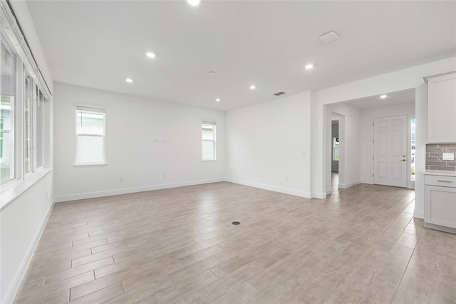 10880 SW 101st Loop, Ocala, FL 34481 - spare room with light wood-type flooring and recessed lighting