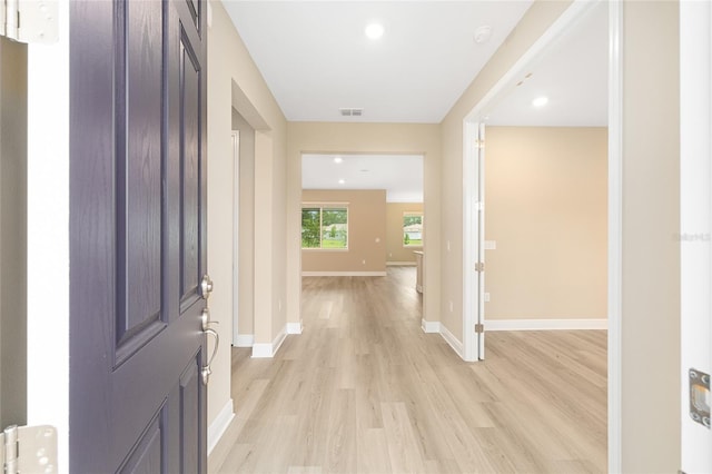 10833 SW 101st Loop, Ocala, FL 34481 - entryway featuring light wood-type flooring and recessed lighting