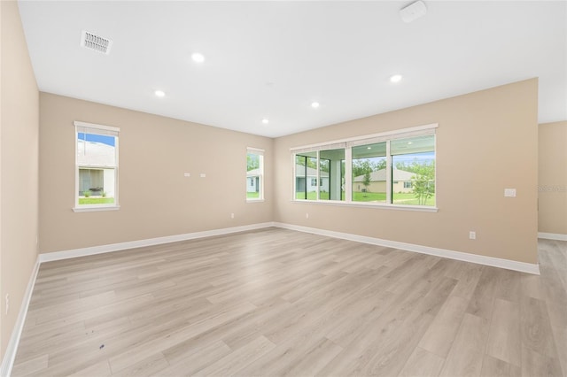 10833 SW 101st Loop, Ocala, FL 34481 - empty room featuring light wood finished floors and recessed lighting