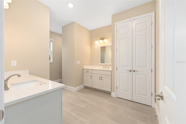 10833 SW 101st Loop, Ocala, FL 34481 - full bath featuring two vanities and tile patterned floors