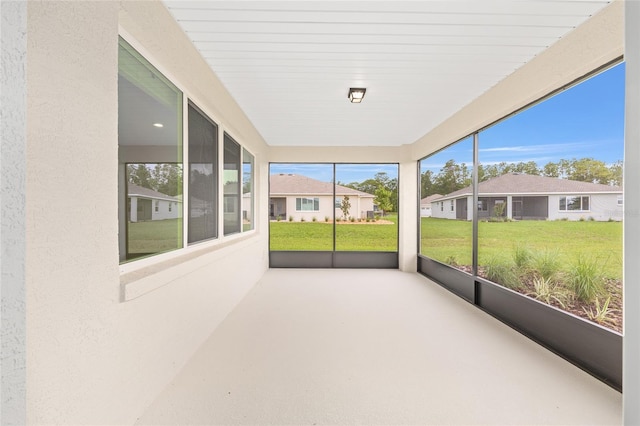 10833 SW 101st Loop, Ocala, FL 34481 - unfurnished sunroom featuring a residential view