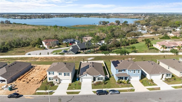 547 Tanaro Ln, Haines City, FL 33844 - aerial perspective of suburban area featuring a large body of water