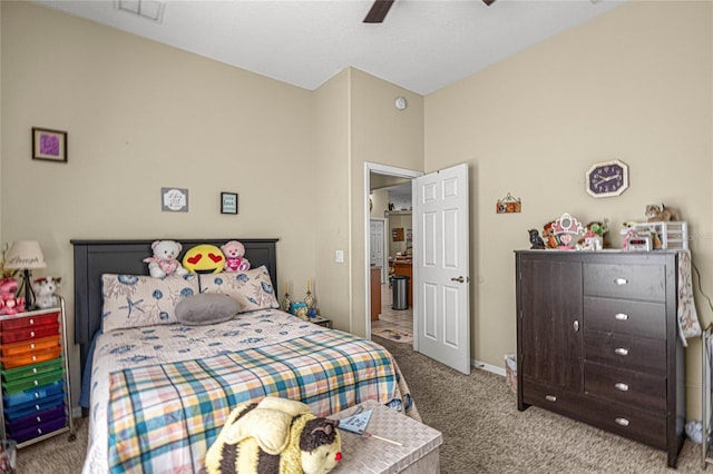 2587 W Angola Dr, Beverly Hills, FL 34465 - bedroom with carpet flooring and ceiling fan