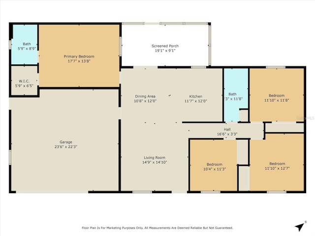 2105 E Dearborn Dr, Hernando, FL 34442 - view of floor plan / room layout