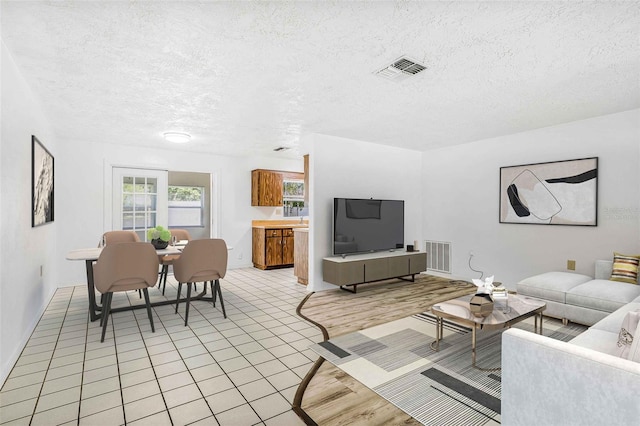 231 S Barbour St, Beverly Hills, FL 34465 - living area featuring a textured ceiling