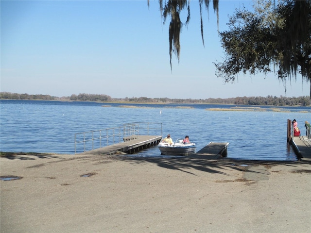 231 S Barbour St, Beverly Hills, FL 34465 - dock with a boat ramp and a water view