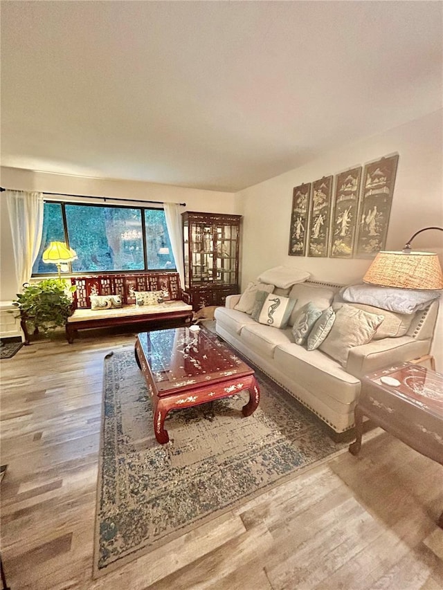 2214 NE 45th Ave Unit 3, Ocala, FL 34470 - living room with wood finished floors
