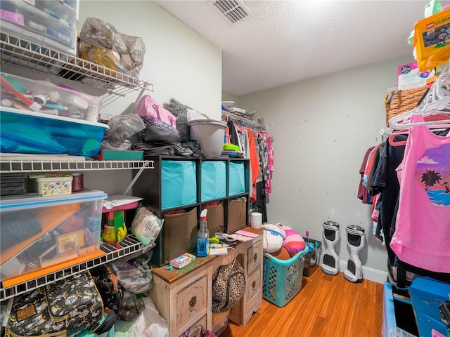 view of storage room