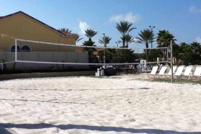 view of property's community with volleyball court