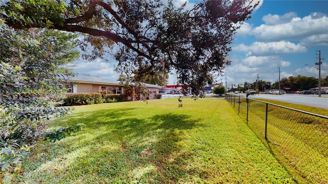 view of yard