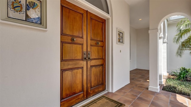 2300 N Scenic Hwy Unit 111, Lake Wales, FL 33898 - doorway to property with french doors and covered porch