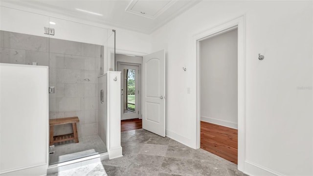 2300 N Scenic Hwy Unit 111, Lake Wales, FL 33898 - bathroom with a shower stall