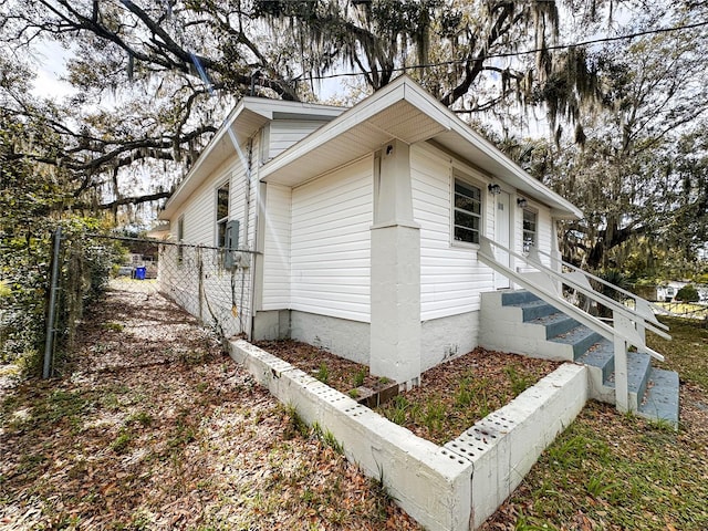 view of home's exterior