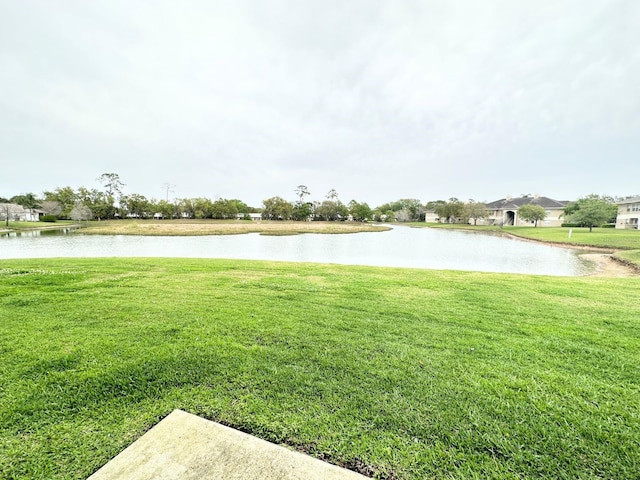 view of property view of water