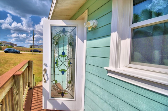 view of entrance to property