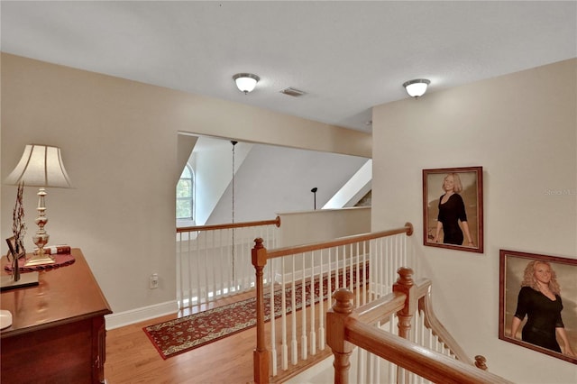 8608 Poinsettia Dr, Temple Terrace, FL 33637 - corridor featuring light hardwood / wood-style floors
